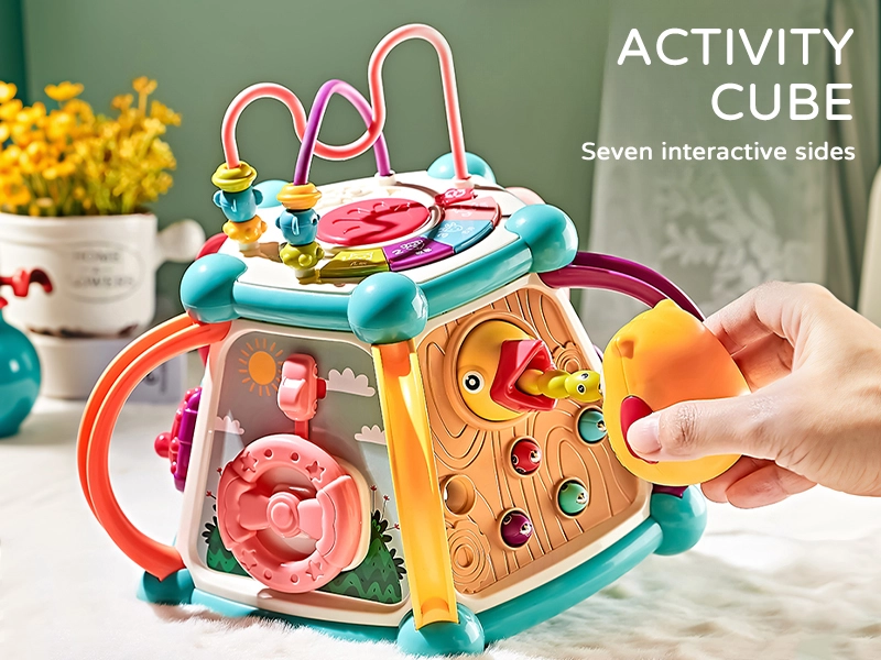 Montessori Activity Cube for Toddlers