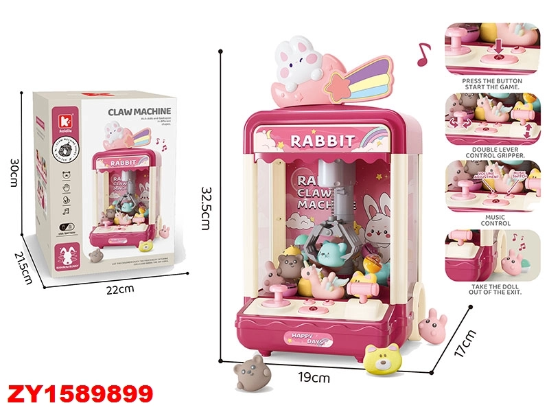 Rabbit Claw Machine Toy