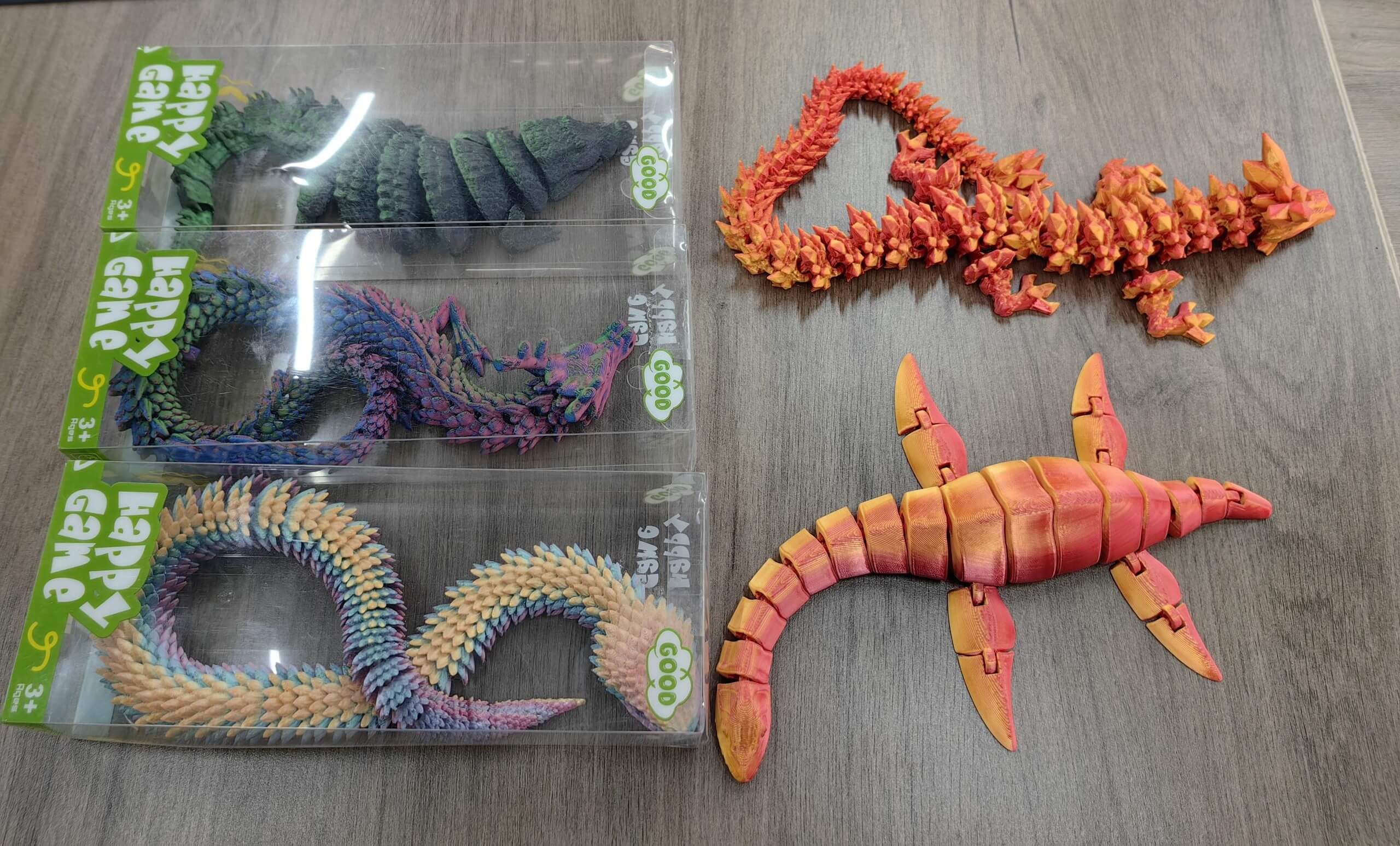 3d printed animals articulated