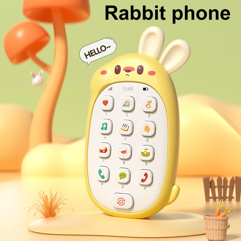 Yellow Bunny Baby Toy Phone Electronic Toys